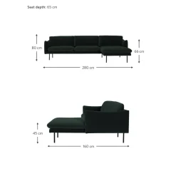 Divano Angolare In Velluto Moby*Westwing Collection Online