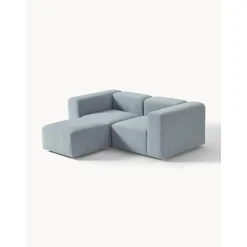 Divano Componibile 3 Posti In Boucle Con Poggiapiedi Lena*Westwing Collection Best