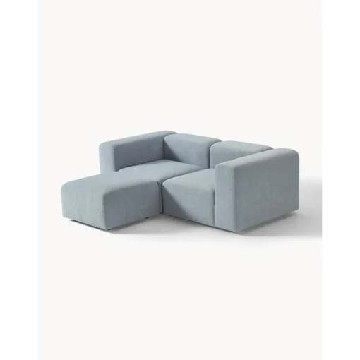Divano Componibile 3 Posti In Boucle Con Poggiapiedi Lena*Westwing Collection Best