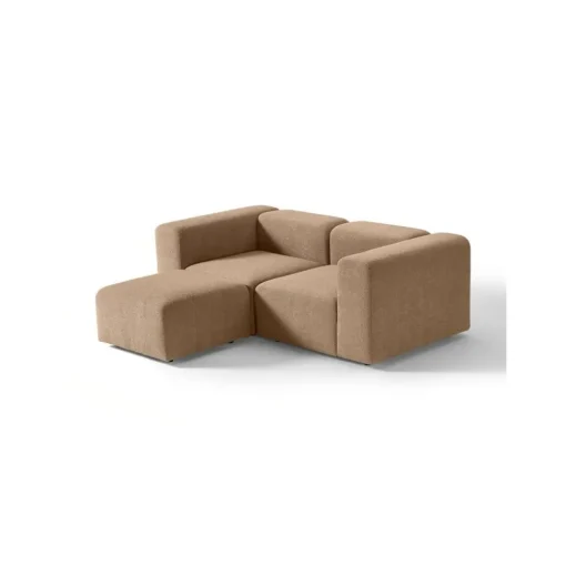 Divano Componibile 3 Posti In Boucle Con Poggiapiedi Lena*Westwing Collection Best