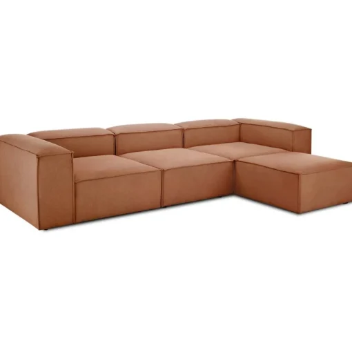 Divano Componibile 4 Posti Con Poggiapiedi Lennon*Westwing Collection Clearance