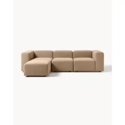 Divano Componibile 4 Posti In Boucle Con Poggiapiedi Lena*Westwing Collection Fashion