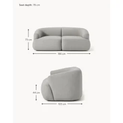 Divano Componibile 2 Posti Sofia*Westwing Collection Fashion