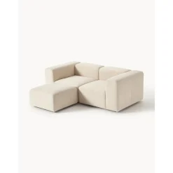 Divano Componibile 3 Posti In Boucle Con Poggiapiedi Lena*Westwing Collection Sale