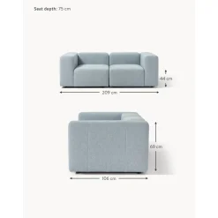 Divano Componibile 3 Posti In Boucle Lena*Westwing Collection Sale