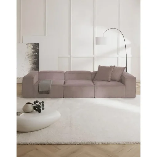 Divano Componibile 4 Posti In Velluto A Coste Lennon*Westwing Collection Fashion