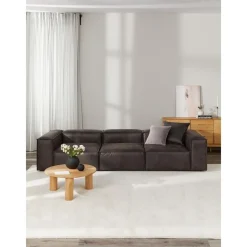 Divano Componibile 4 Posti In Pelle Riciclata Lennon*Westwing Collection Clearance