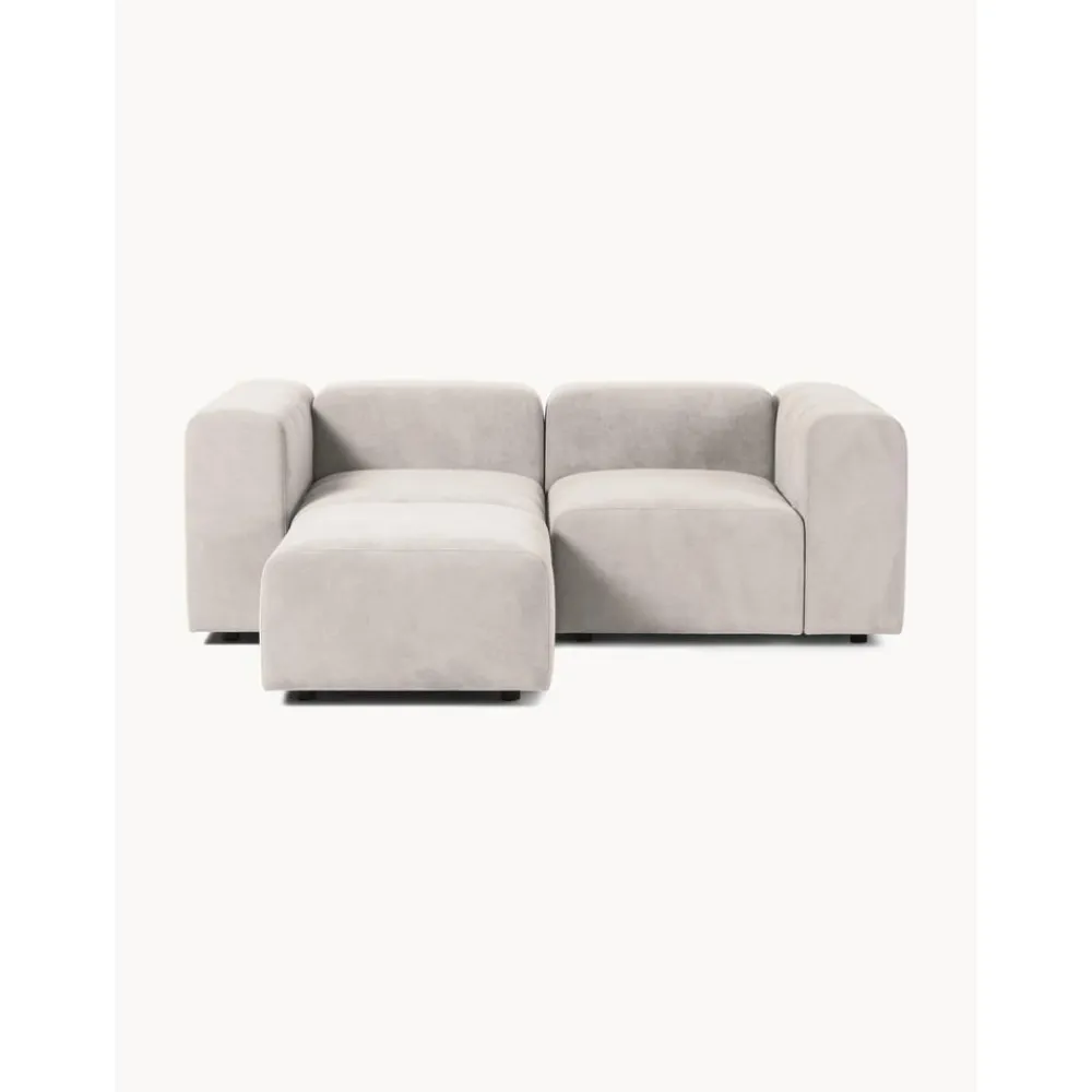 Divano Componibile 3 Posti Con Poggiapiedi Lena*Westwing Collection New