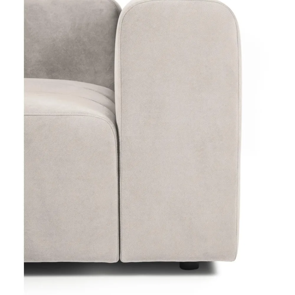 Divano Componibile 3 Posti Con Poggiapiedi Lena*Westwing Collection New