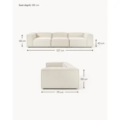 Divano Componibile 4 Posti Lennon*Westwing Collection Sale