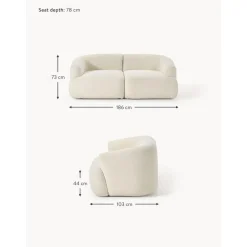 Divano Componibile 2 Posti In Teddy Sofia*Westwing Collection Sale