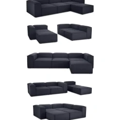 Divano Componibile 4 Posti Con Poggiapiedi Lennon*Westwing Collection Sale