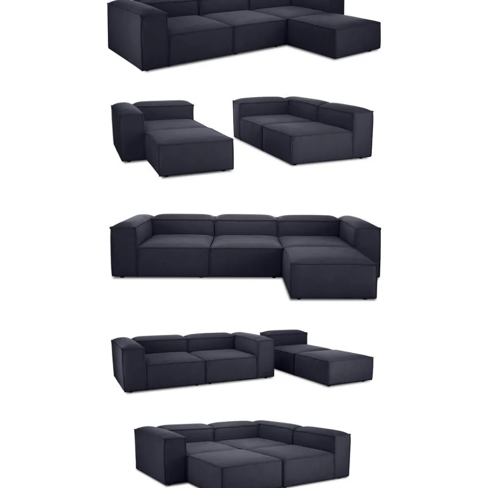 Divano Componibile 4 Posti Con Poggiapiedi Lennon*Westwing Collection Sale