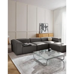 Divano Componibile 4 Posti Con Poggiapiedi Lennon*Westwing Collection Discount