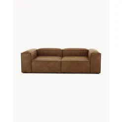 Divano Componibile 3 Posti In Pelle Riciclata Lennon*Westwing Collection New