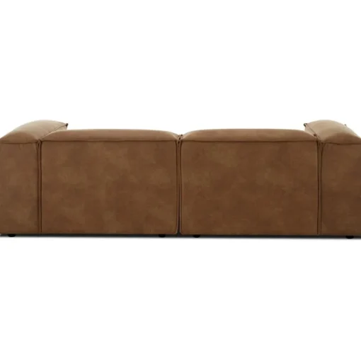 Divano Componibile 3 Posti In Pelle Riciclata Lennon*Westwing Collection New