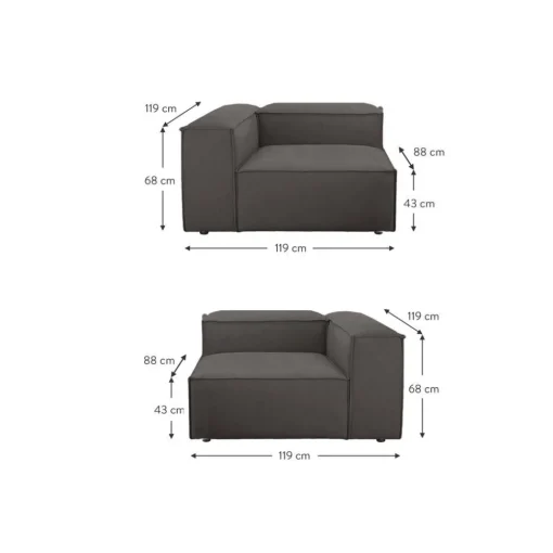 Divano Componibile 3 Posti Lennon*Westwing Collection Discount