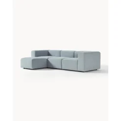 Divano Componibile 4 Posti In Boucle Con Poggiapiedi Lena*Westwing Collection New