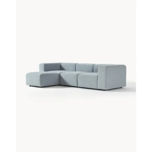 Divano Componibile 4 Posti In Boucle Con Poggiapiedi Lena*Westwing Collection New