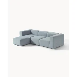 Divano Componibile 4 Posti In Boucle Con Poggiapiedi Lena*Westwing Collection New