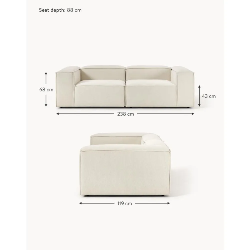 Divano Componibile 3 Posti Lennon*Westwing Collection Best