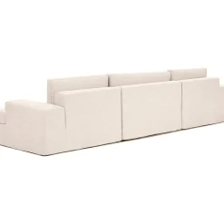 Divano Componibile 4 Posti Con Rivestimento Sfoderabile Russell*Westwing Collection New