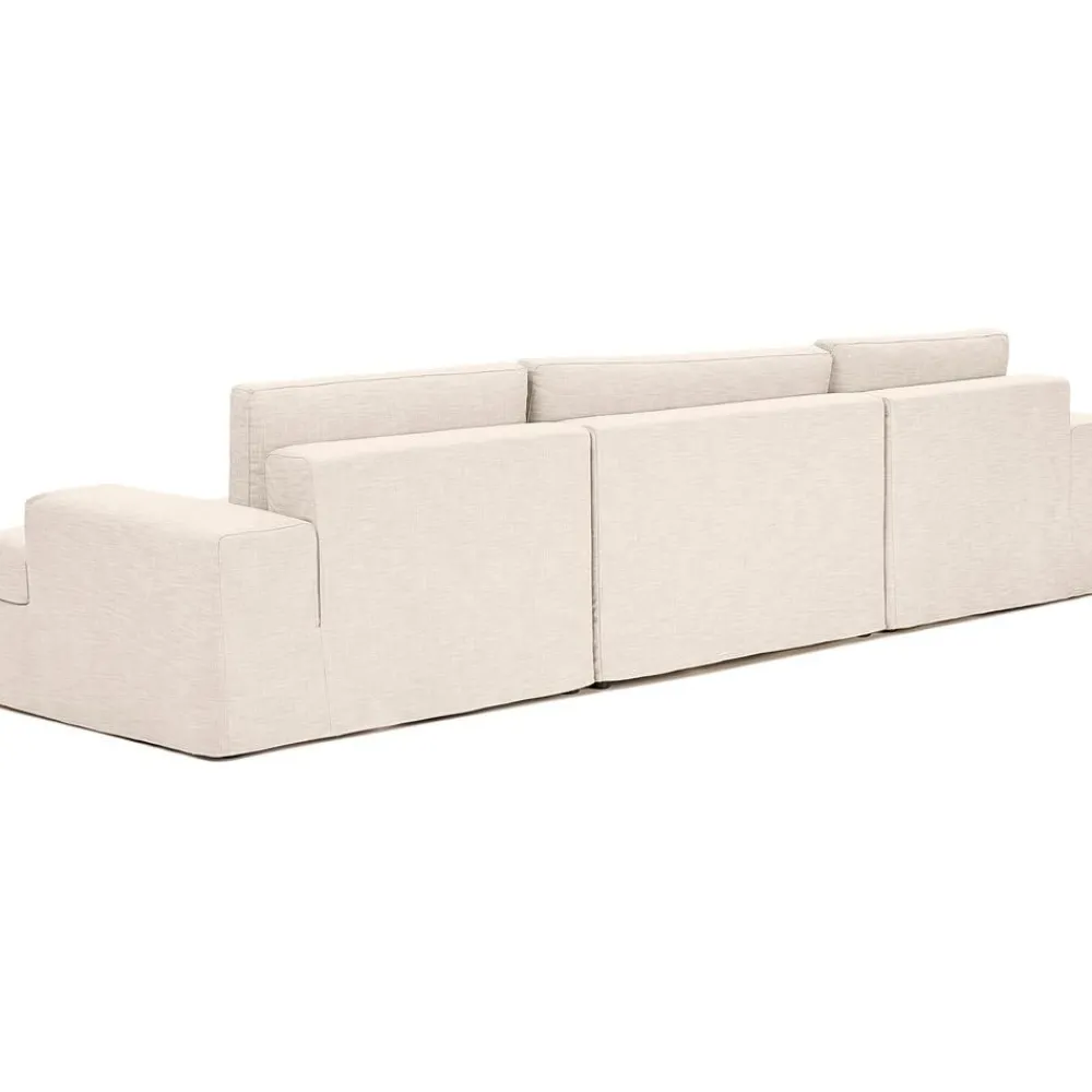 Divano Componibile 4 Posti Con Rivestimento Sfoderabile Russell*Westwing Collection New