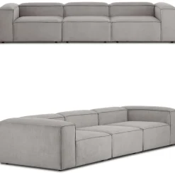 Divano Componibile 4 Posti In Velluto A Coste Lennon*Westwing Collection New