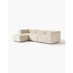 Divano Componibile 4 Posti In Boucle Con Poggiapiedi Lena*Westwing Collection Sale