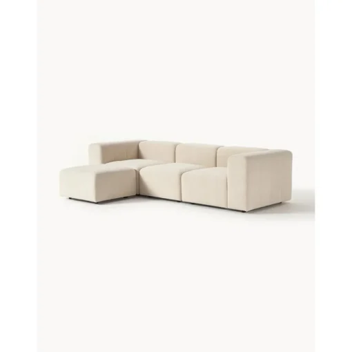 Divano Componibile 4 Posti In Boucle Con Poggiapiedi Lena*Westwing Collection Sale