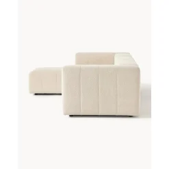 Divano Componibile 4 Posti In Boucle Con Poggiapiedi Lena*Westwing Collection Sale