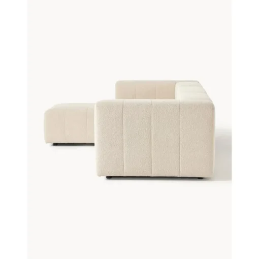 Divano Componibile 4 Posti In Boucle Con Poggiapiedi Lena*Westwing Collection Sale