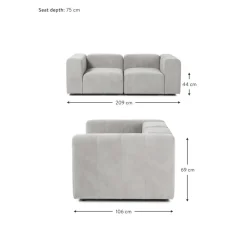 Divano Componibile 3 Posti Lena*Westwing Collection Sale