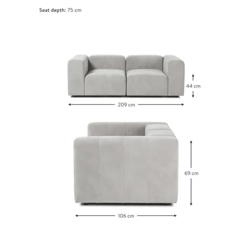 Divano Componibile 3 Posti Lena*Westwing Collection Sale