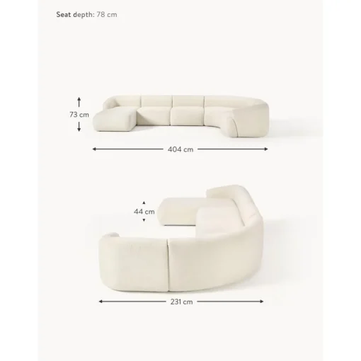 Divano Componibile In Teddy Sofia*Westwing Collection Sale