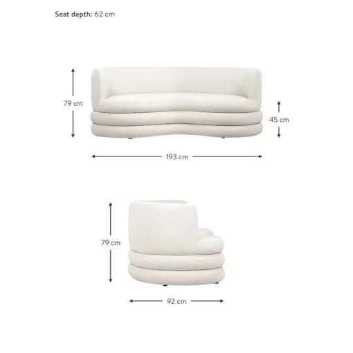Divano Di Design 3 Posti Solomon*Westwing Collection Best