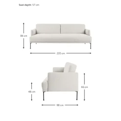 Divano Letto 3 Posti Fluente*Westwing Collection Clearance