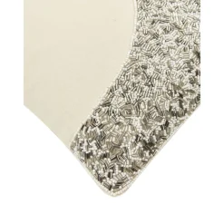 Federa Arredo Beige Ricamata Con Ornamenti Natalizi Deer*Westwing Collection Discount