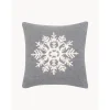 Federa Arredo Con Motivo Fiocco Di Neve Snowflake*Westwing Collection New