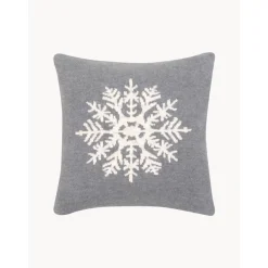 Federa Arredo Con Motivo Fiocco Di Neve Snowflake*Westwing Collection New