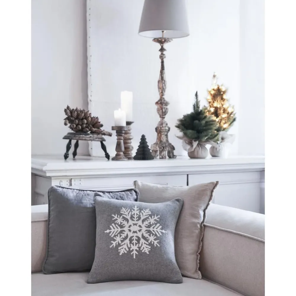 Federa Arredo Con Motivo Fiocco Di Neve Snowflake*Westwing Collection New