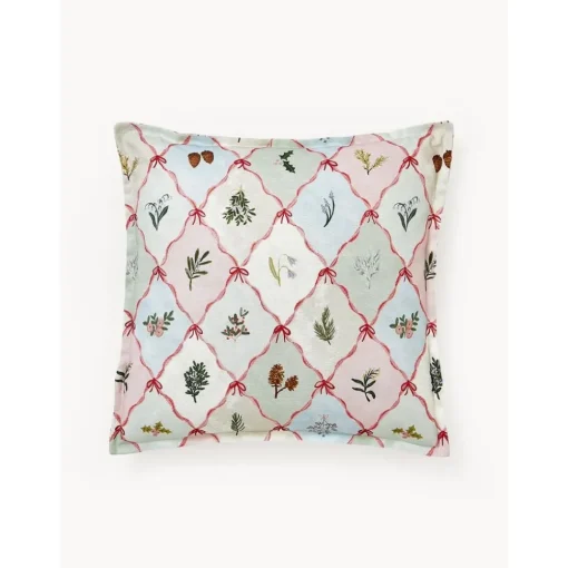 Federa Arredo In Cotone Con Motivo Invernale E Orlo Rialzato Twings*Westwing Collection Fashion