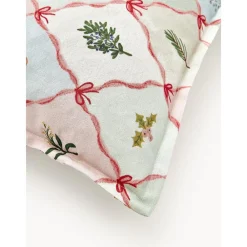 Federa Arredo In Cotone Con Motivo Invernale E Orlo Rialzato Twings*Westwing Collection Fashion