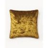 Federa Arredo In Velluto Giallo Ocra Con Bordino Enid*Westwing Collection Clearance