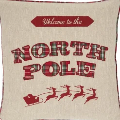 Federa Arredo Reversibile Ricamata Con Retro A Quadri North Pole*Westwing Collection Online
