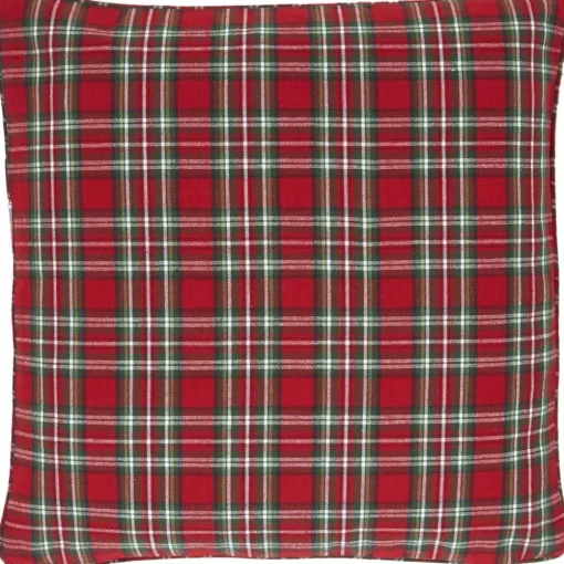 Federa Arredo Reversibile Ricamata Con Retro A Quadri North Pole*Westwing Collection Online