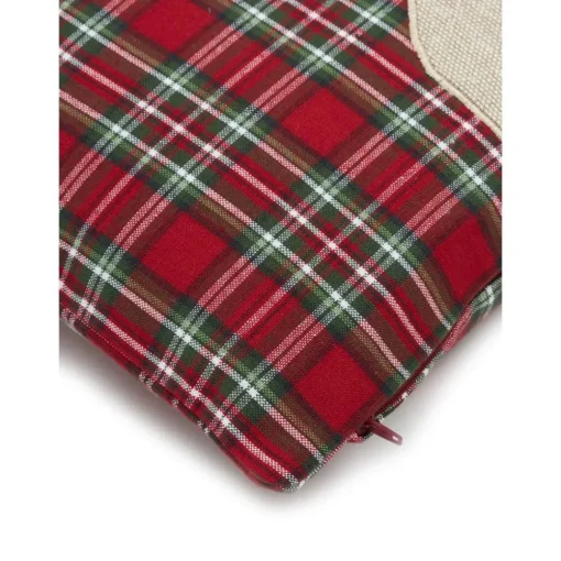 Federa Arredo Reversibile A Quadri Con Motivo Cervo Donner*Westwing Collection New