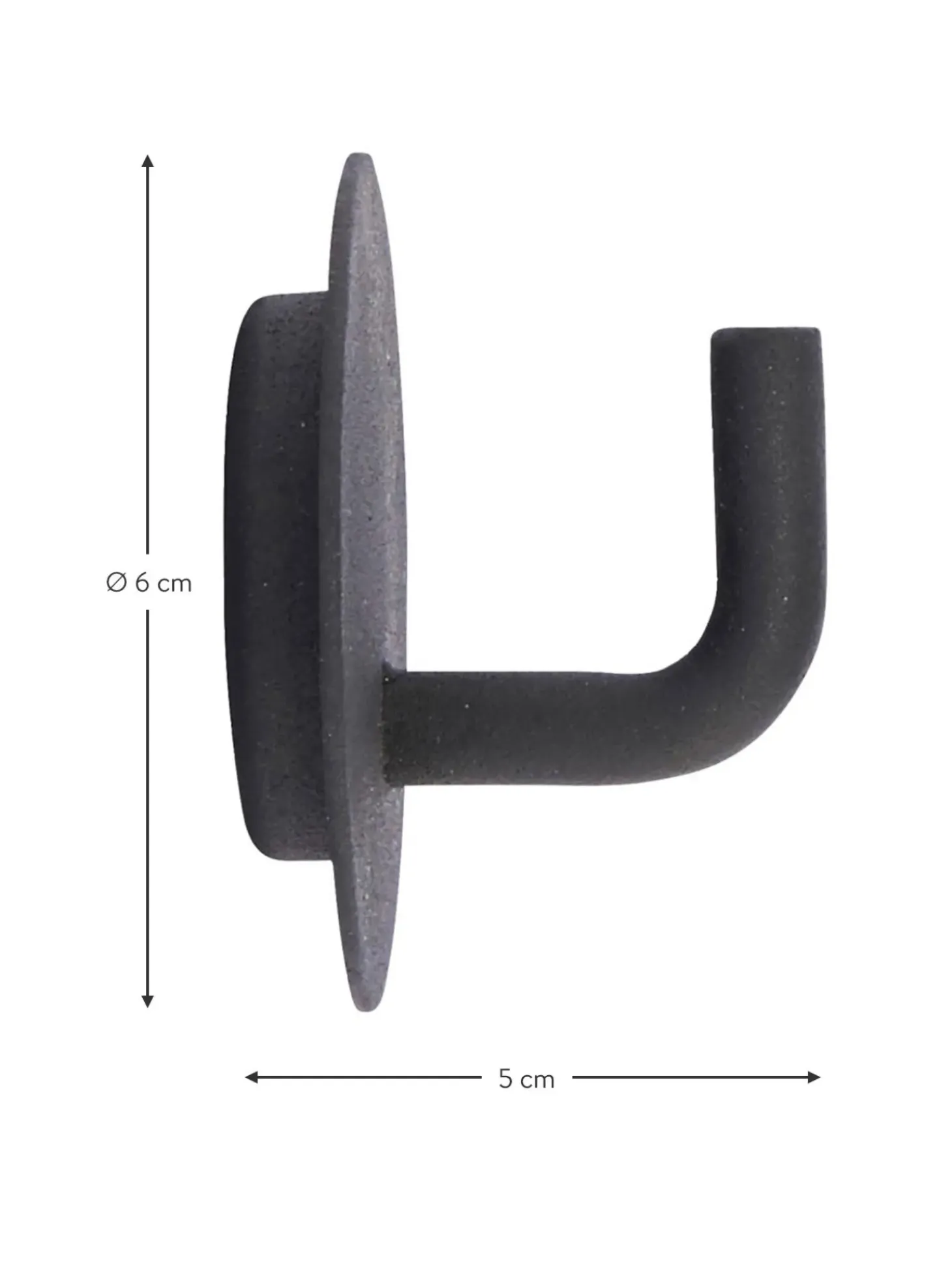 Gancio Appendiabiti In Metallo Lema, 2 Pezzi