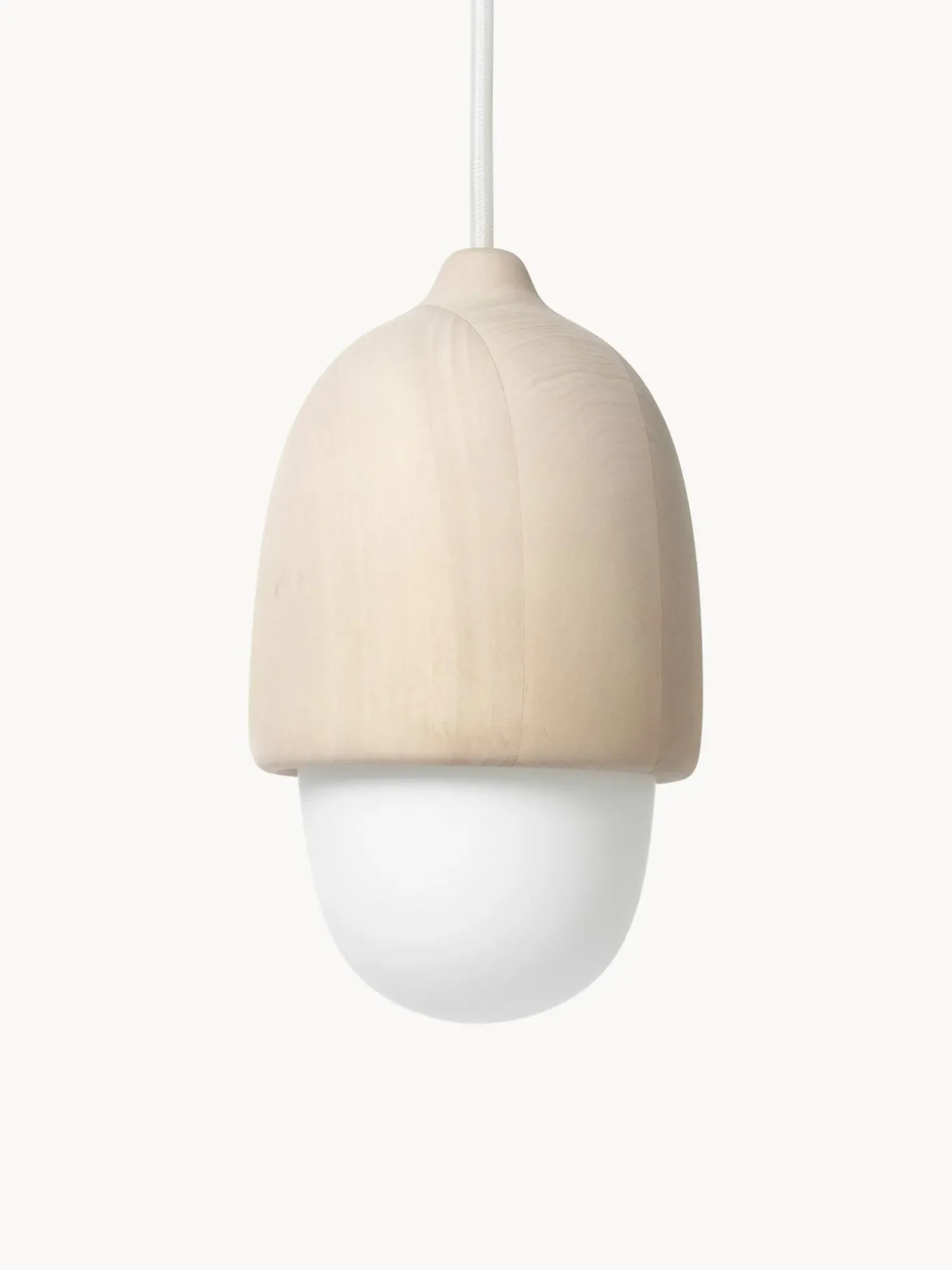 Lampada A Sospensione A Forma Di Ghianda In Vetro Soffiato Terho