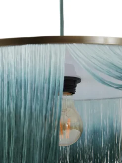 Lampada A Sospensione Con Frange Regency